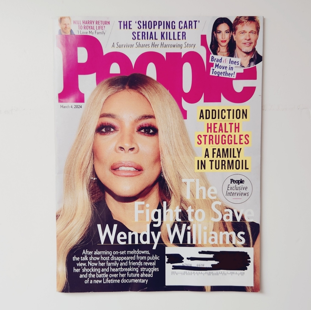 🍭7/$15 People Magazine March 2024 Wendy Williams